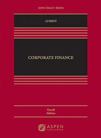 و دانلود نسخه کامل کتاب زبان اصلی Corporate Finance (Aspen Casebook Series) PDF | دانلود کتاب خارجی