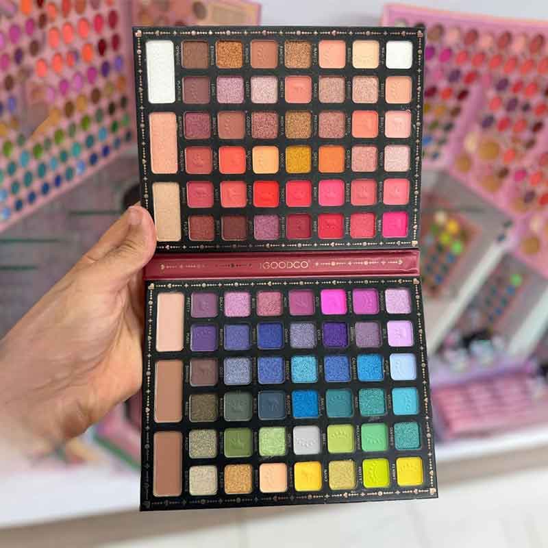 پالت سایه چشم دو درب صفحه ای Beauty treasure برند igoodco — تصویر ۲