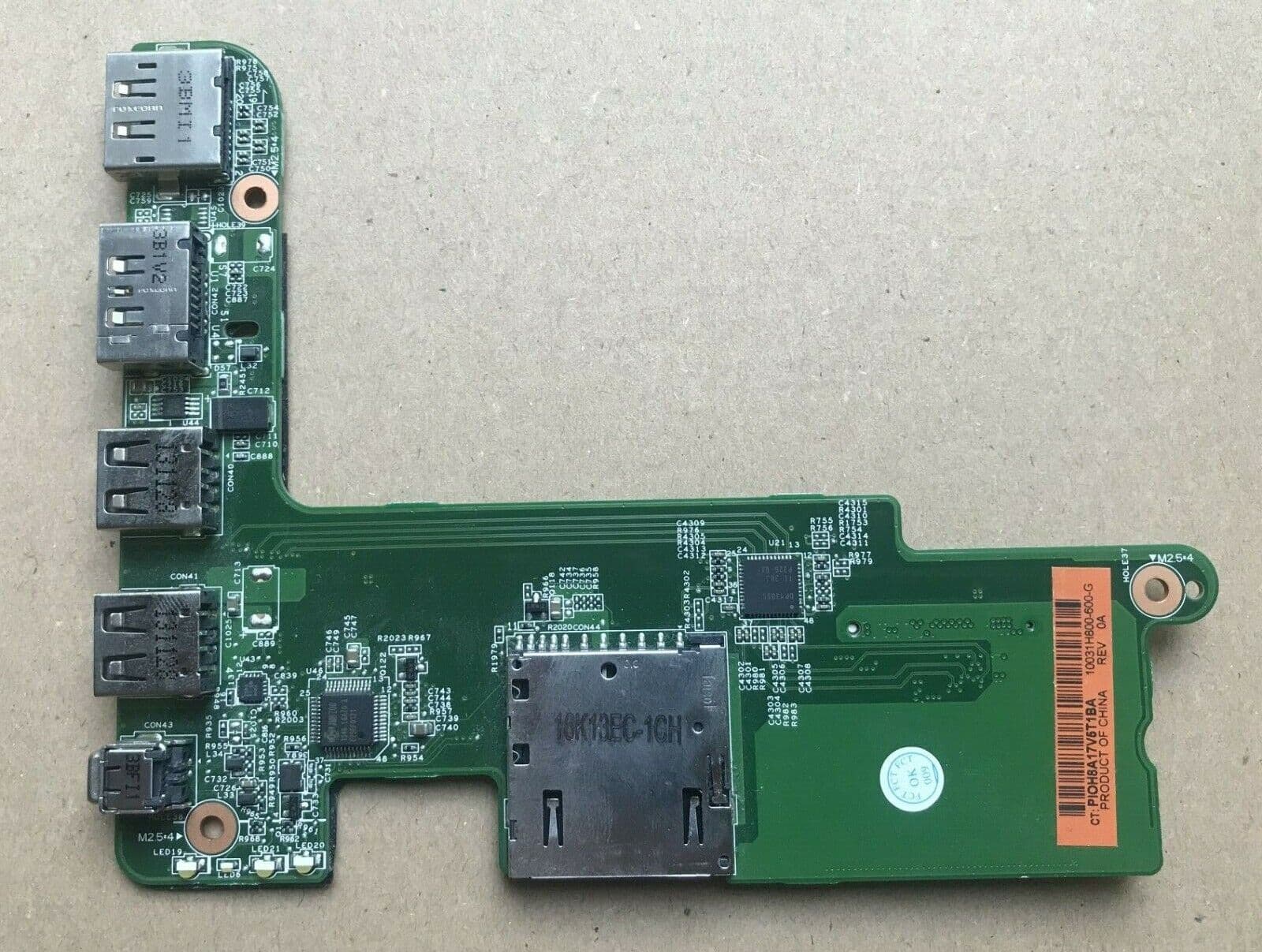 برد رم ریدر و یو اس بی و تصویر لپ تاپ اچ پی مدل HP-8570W