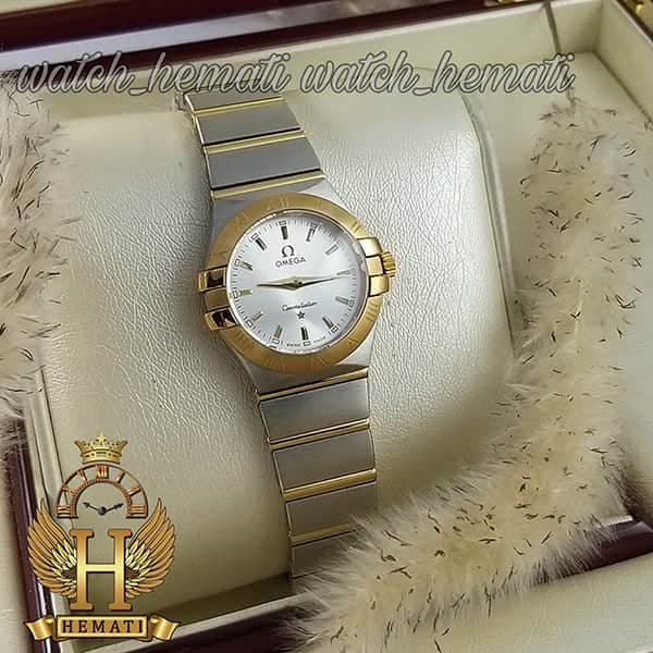 ساعت مچی زنانه امگا کانستلیشن OMEGA CONSTELLATION OMCL09 نقره ای طلایی (صفحه نقره ای) — تصویر ۵