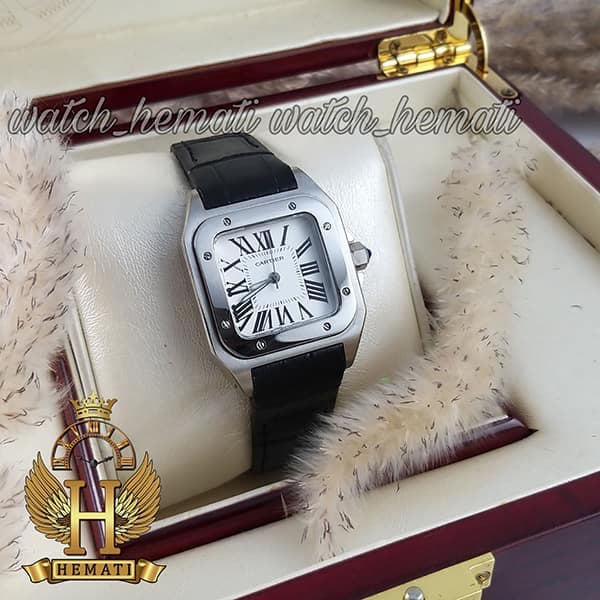 ساعت مچی کارتیر سانتوس زنانه CARTIER SANTOS 100 CS102 — تصویر ۲