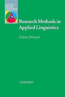 کتاب انگليسی Research Methods in Applied Linguistics – Dornyei