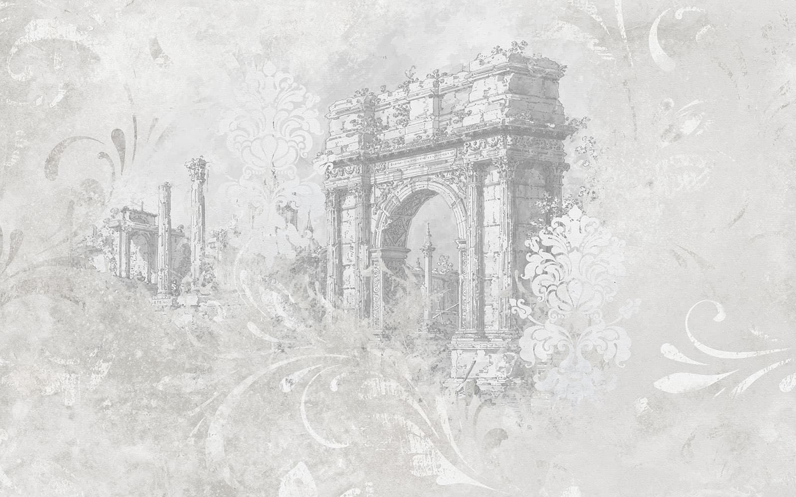 کاغذ دیواری طرح ساختمان W12214000 — تصویر ۳
