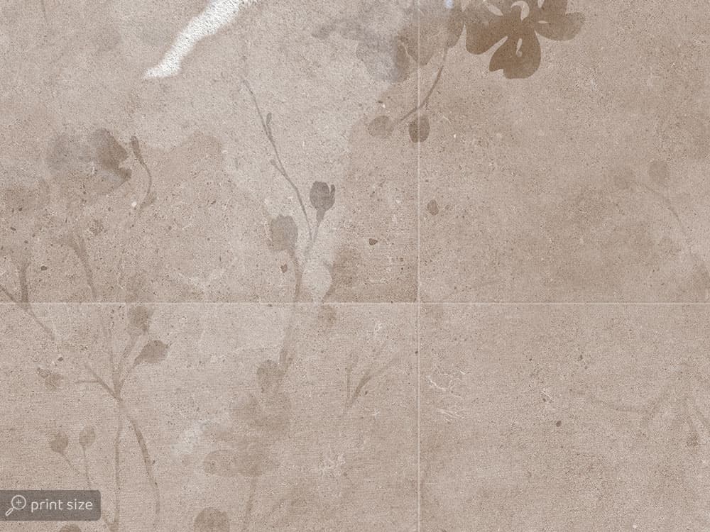 کاغذ دیواری طرح گل و پتینه W12211900 — تصویر ۴