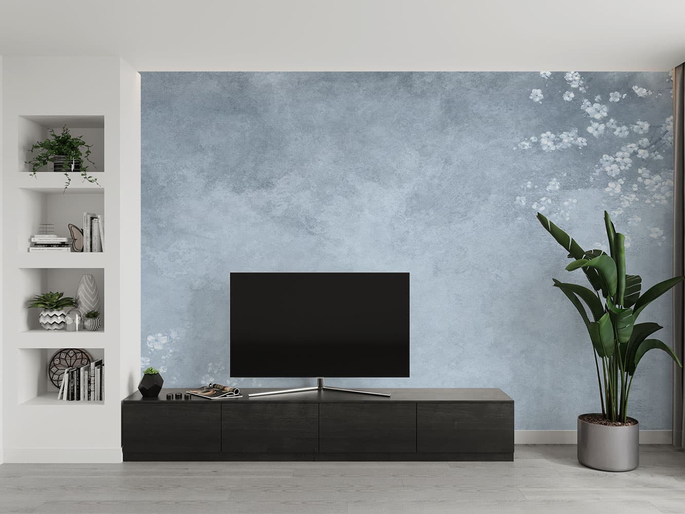 کاغذ دیواری گلدار گل W10070300