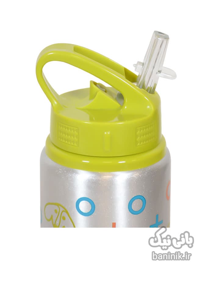 قمقمه نی دار استیل اوپس سری سگ Oops Steel Bottle — تصویر ۴
