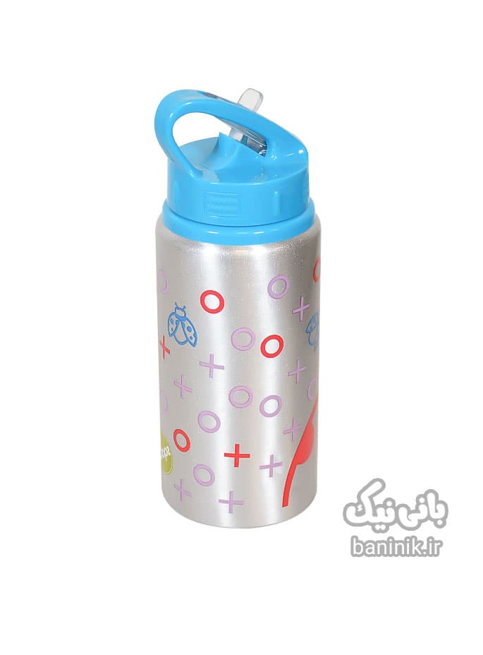 قمقمه نی دار استیل اوپس سری کفشدوزک Oops Steel Bottle