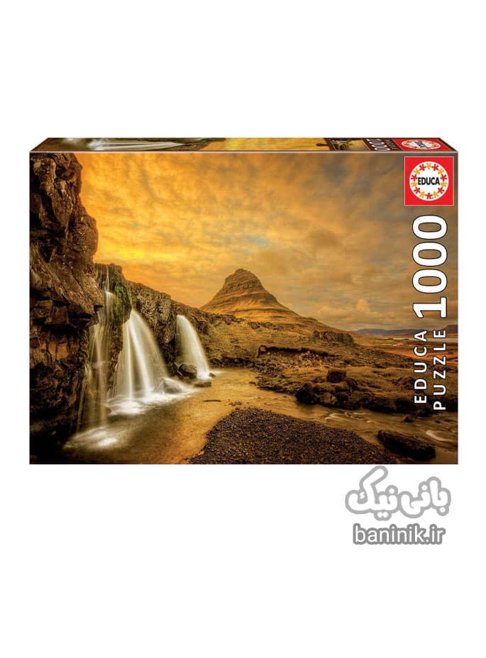 پازل 1000 تکه ادوکا طرح Educa Kirkjufellsfoss Waterfall