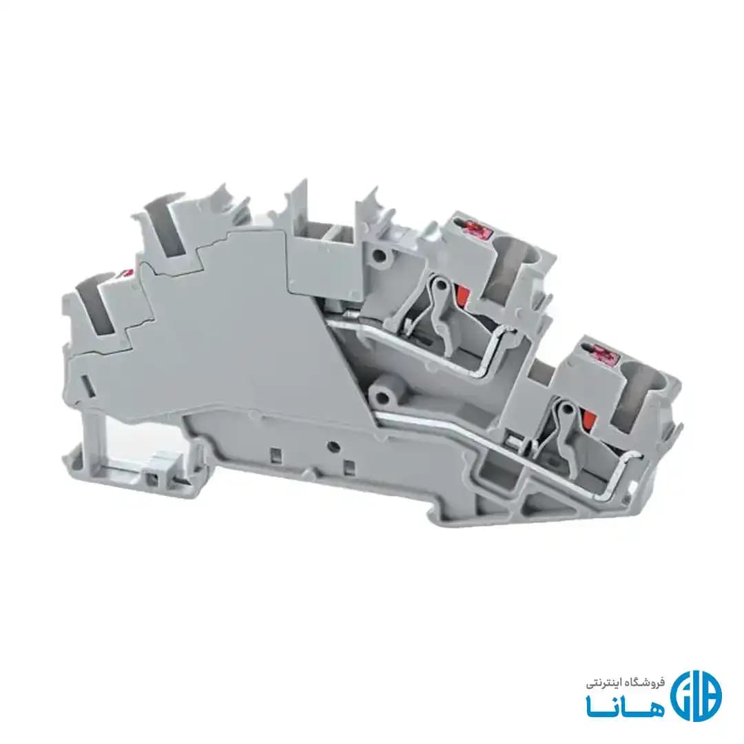 ترمینال ریلی سری فشاری دو طبقه سایز 4 رعد الکتریک