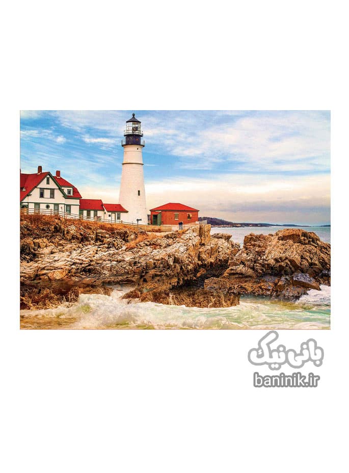 پازل 1500 تکه ادوکا طرح Educa Lighthouse On The Rock — تصویر ۲