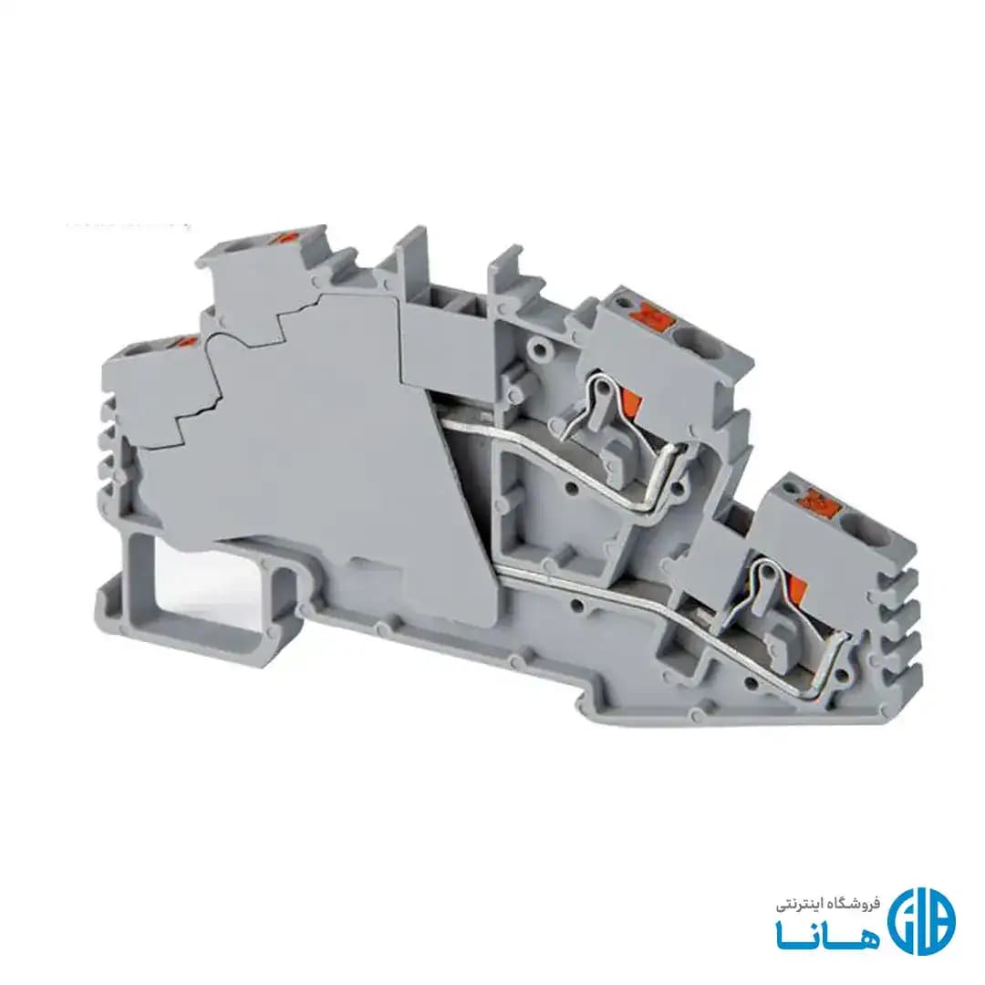 ترمینال ریلی سری فشاری دو طبقه سایز 2.5 رعد الکتریک