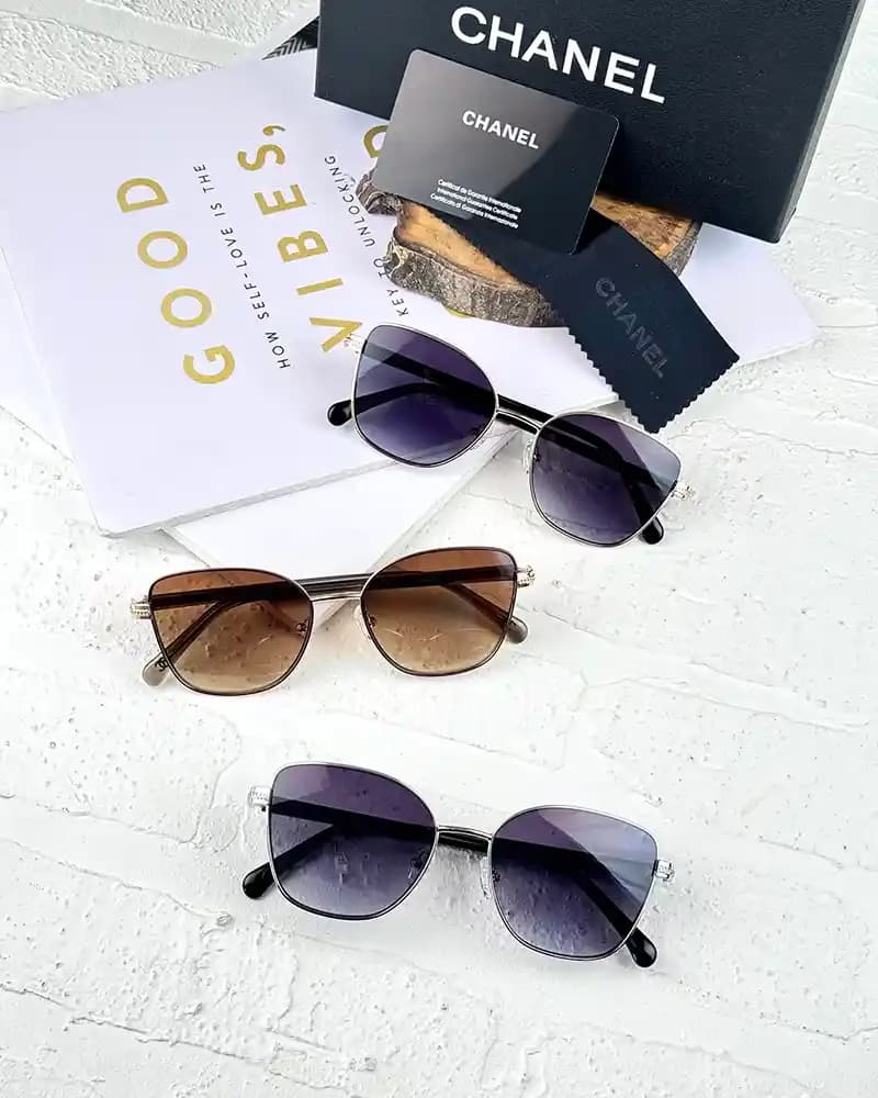 عینک آفتابی زنانه شانل مدل CHANEL CH3395 (SL) — تصویر ۴