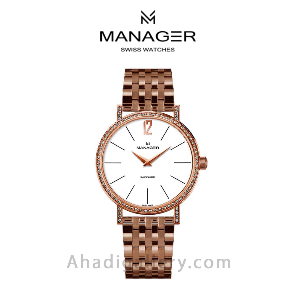 ساعت مچی منیجر مدل MAN-PS-03-RM-S