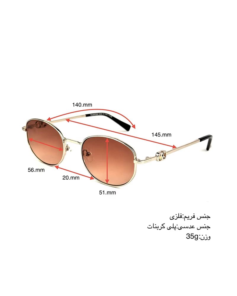 عينک آفتابي زنانه والنتينو مدل VALENTINO VA2286 — تصویر ۵