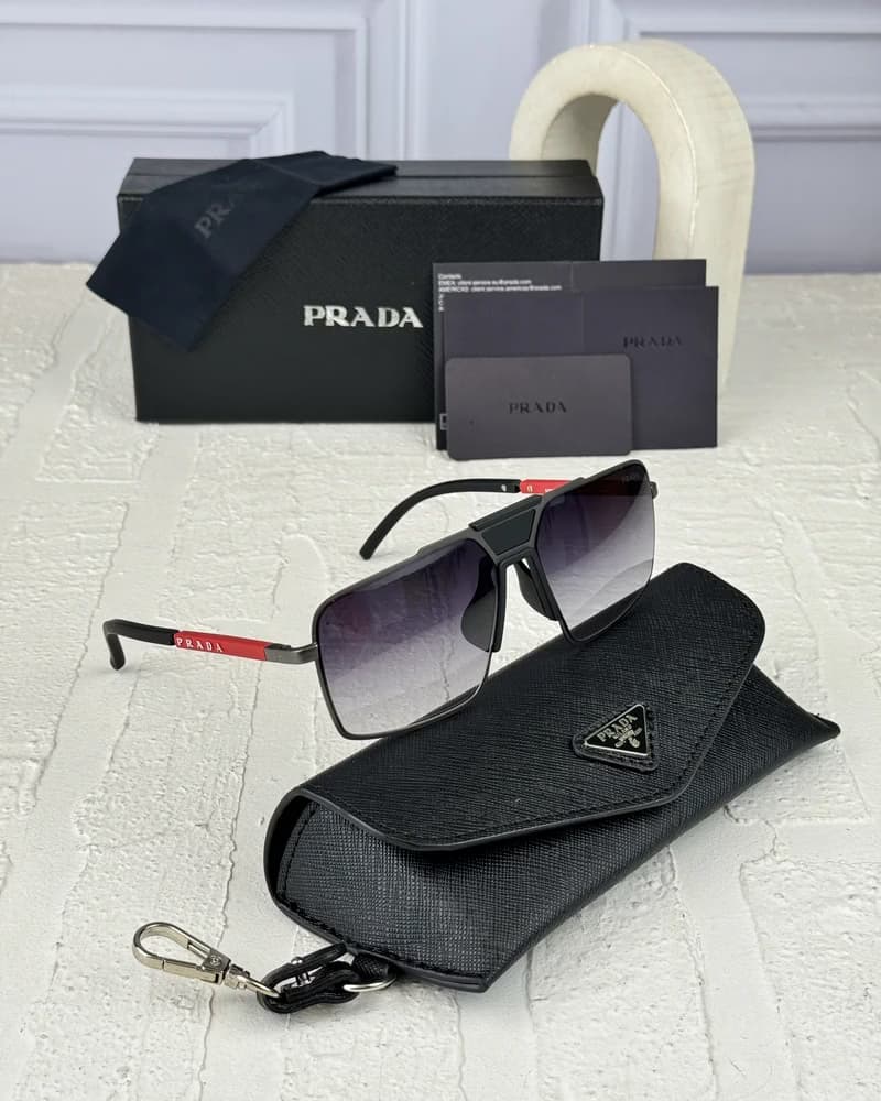 عينک آفتابي مردانه پرادا مدل PRADA SPR52X — تصویر ۳