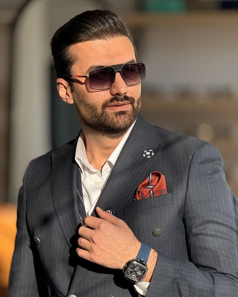عينک آفتابي مردانه پرادا مدل PRADA SPR52X — تصویر ۲