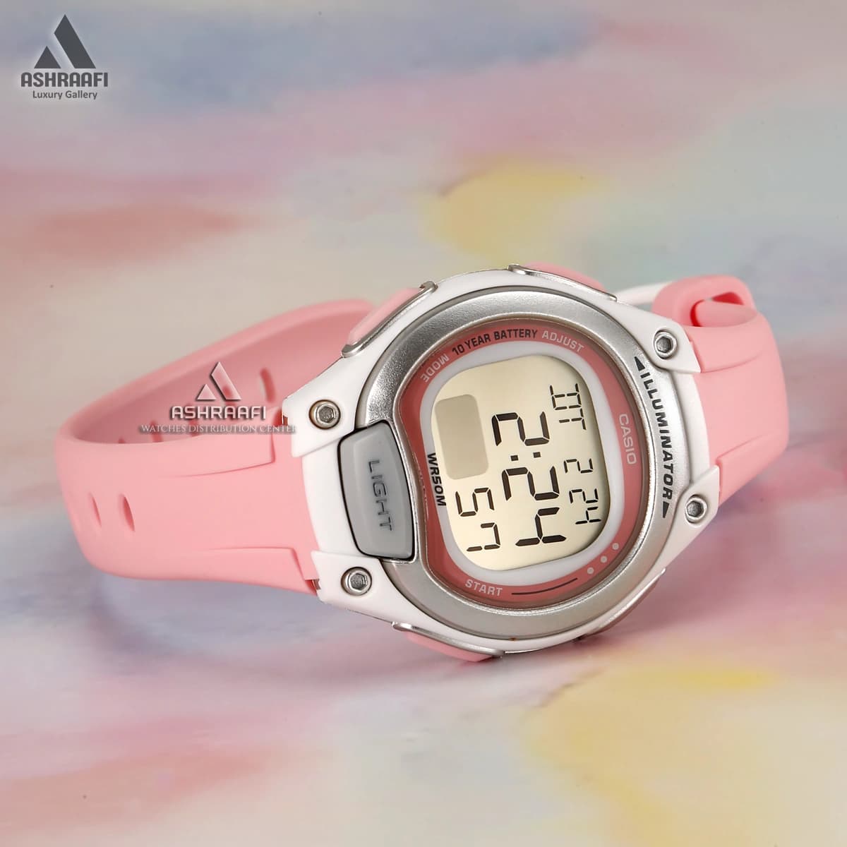 ساعت کاسیو صورتی Casio LW-203-4A — تصویر ۳
