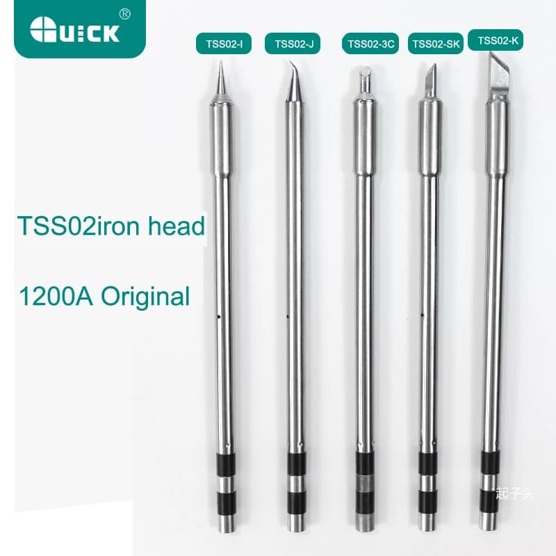 نوک هویه QUiCK TS1200A مدل TSS02-J سرکج — تصویر ۲