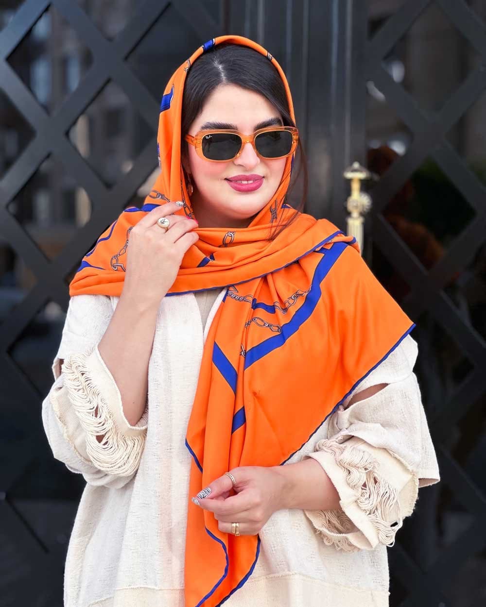 عینک آفتابی زنانه ریبن مدل RayBan RB4421 (sl) — تصویر ۴