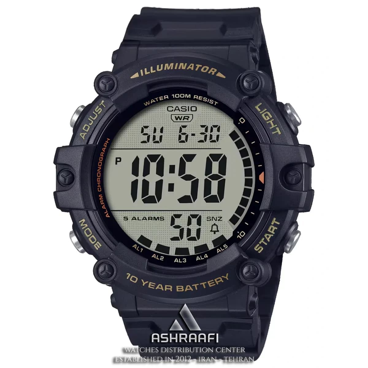 ساعت کاسیو دیجیتالی Casio AE-1500WHX-1AV