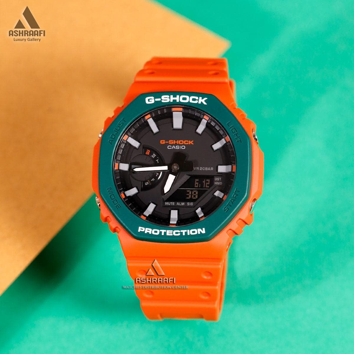 ساعت جی شاک نارنجی Casio G-Shock GA-2110SC-4A — تصویر ۲