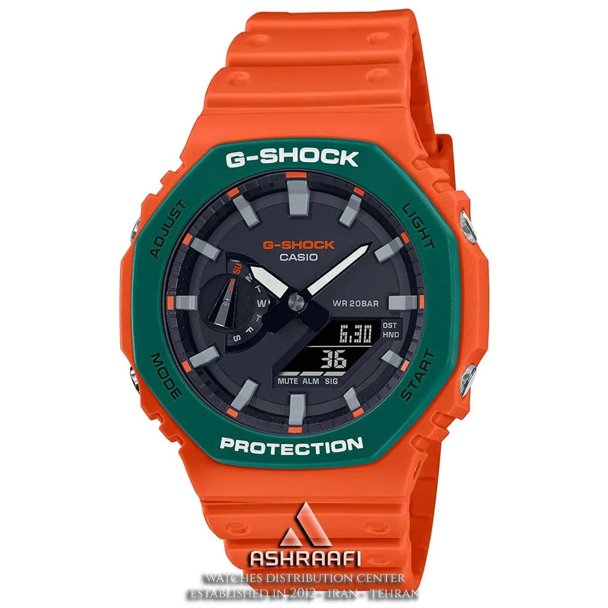 ساعت جی شاک نارنجی Casio G-Shock GA-2110SC-4A
