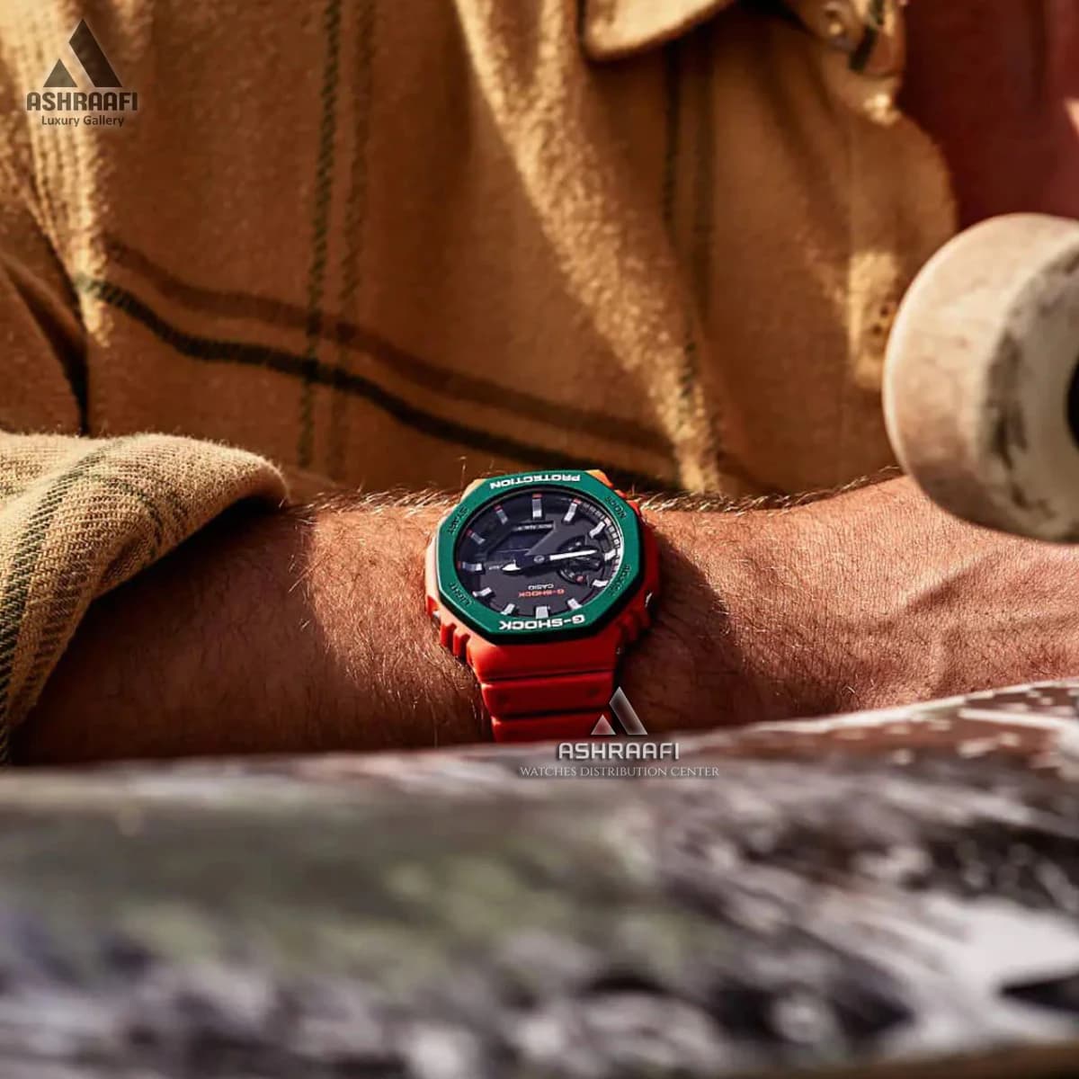 ساعت جی شاک نارنجی Casio G-Shock GA-2110SC-4A — تصویر ۵