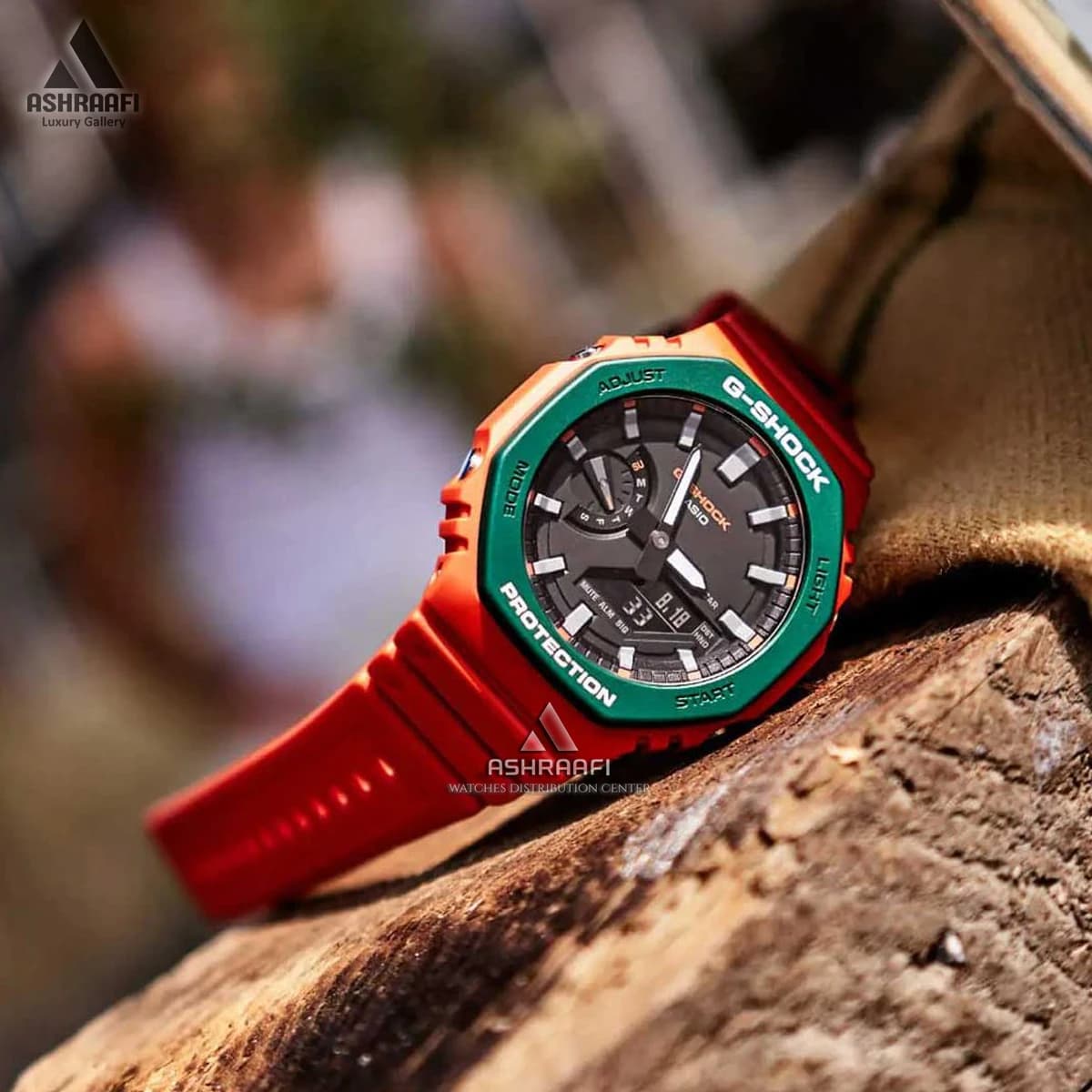 ساعت جی شاک نارنجی Casio G-Shock GA-2110SC-4A — تصویر ۴