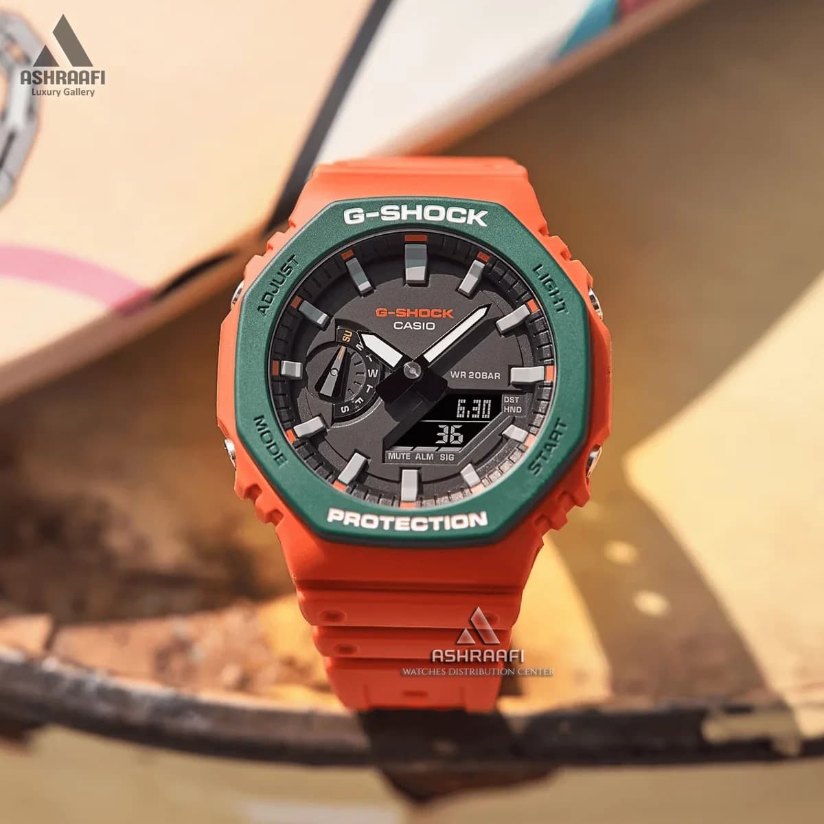 ساعت جی شاک نارنجی Casio G-Shock GA-2110SC-4A — تصویر ۶