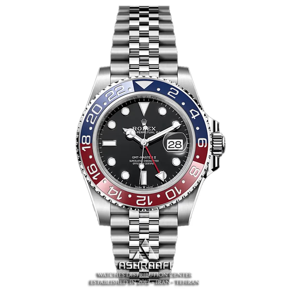 ساعت رولکس جی ام تی مستر موتور سوئیس Rolex Gmt-Master Pepsi Z-SK