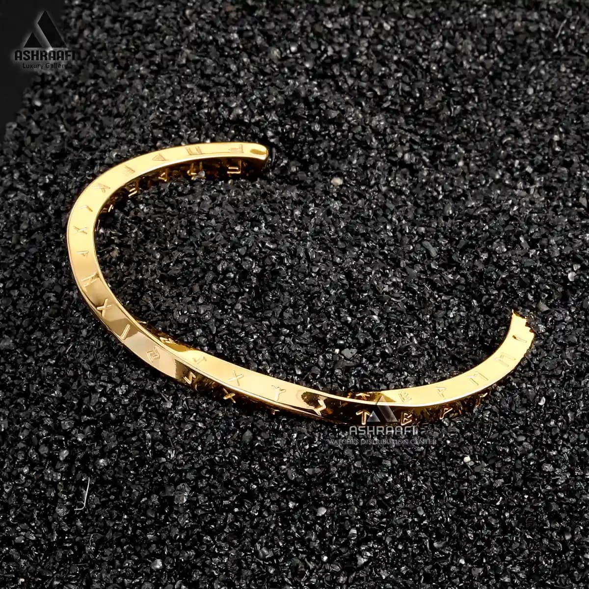 دستبند مردانه Gold Bracelet M02 — تصویر ۳