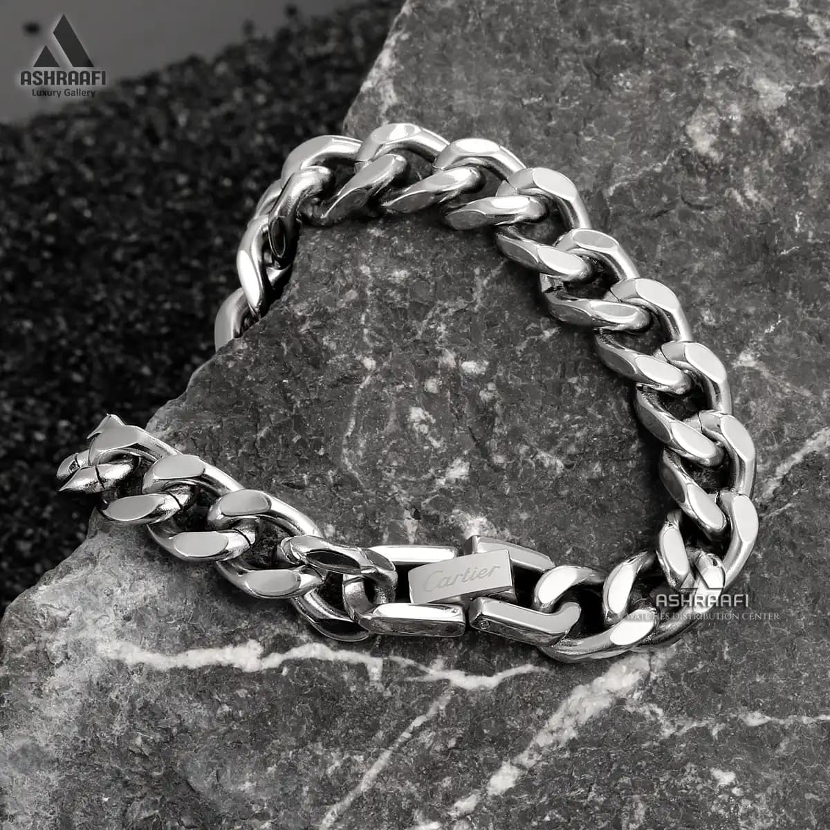 دستبند کارتیه استیل Cartier Bracelet SM01 — تصویر ۲