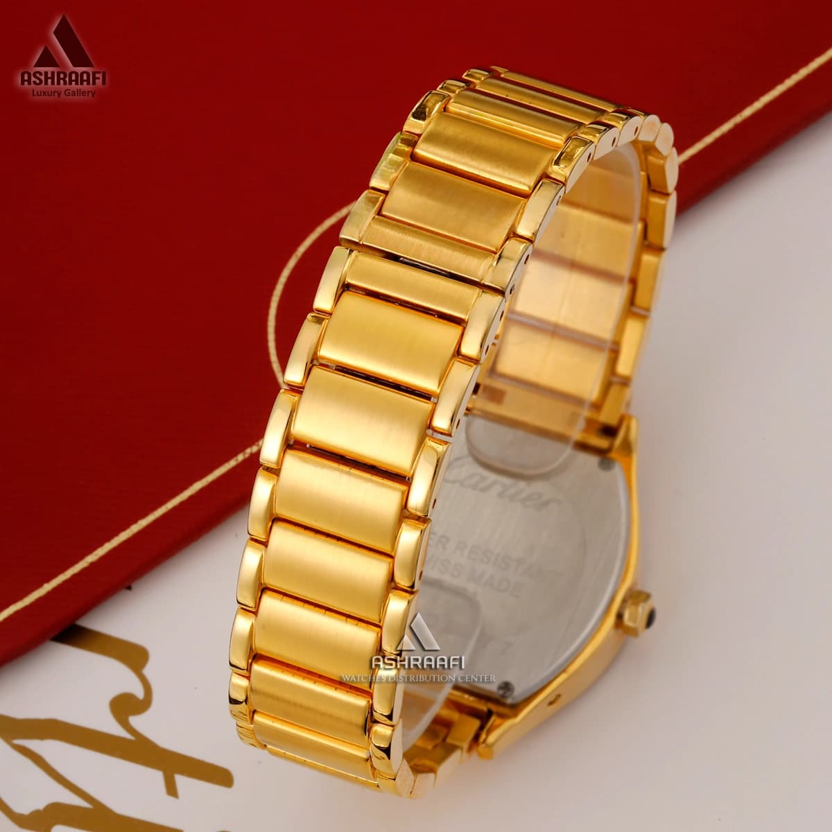 ساعت زنانه کارتیه نگین دار Cartier Diamond G77 — تصویر ۵