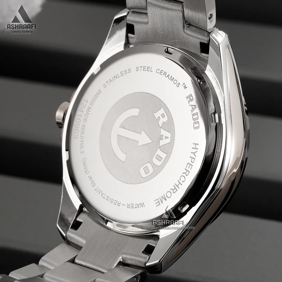 ساعت رادو صفحه آبی Rado HyperChrome 658.0115 B5 — تصویر ۶