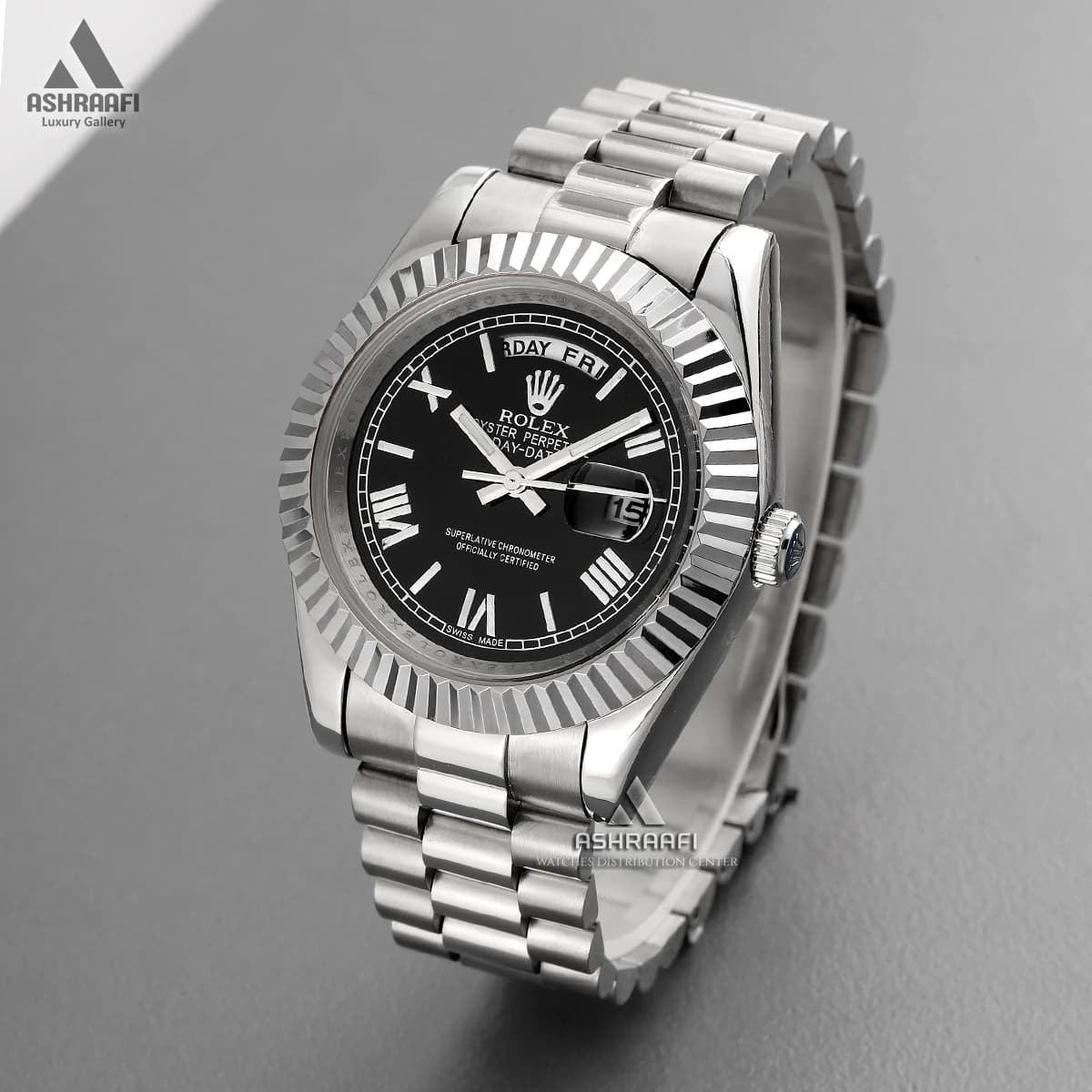 ساعت رولکس دی دیت صفحه مشکی Rolex Day Date SB2 — تصویر ۲