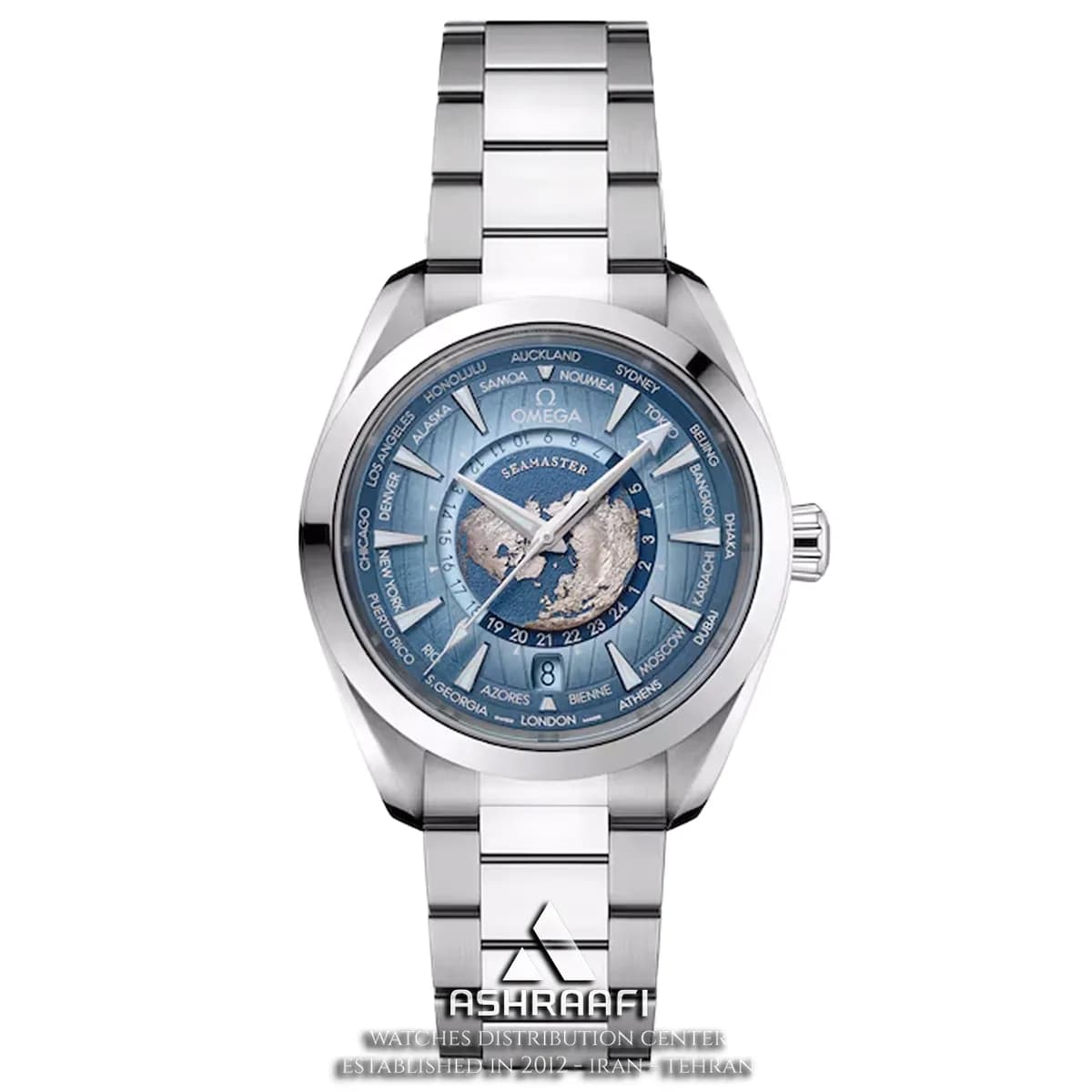 ساعت امگا سی مستر اتوماتیک Omega Seamaster World Time SB
