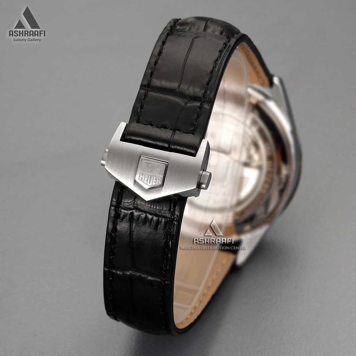 ساعت تگ هویر بند چرمی Tag Heuer Carrera Calibre 5Lk — تصویر ۵