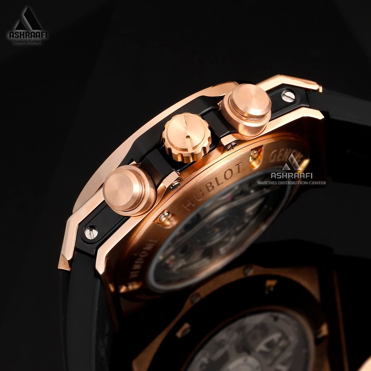 ساعت هابلوت نگین دار Hublot Big Bang Unico Rainbow — تصویر ۴