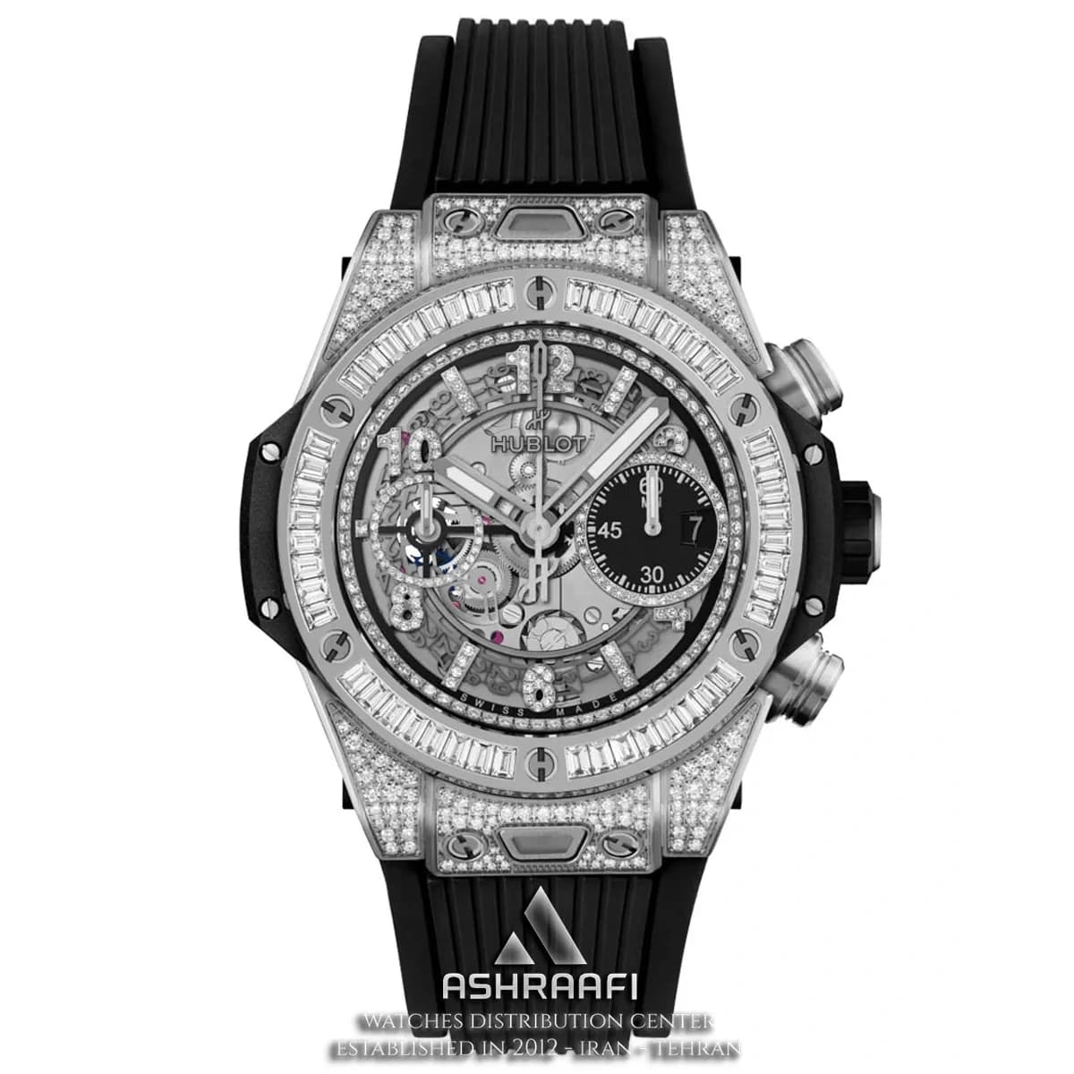 ساعت مردانه هابلوت Hublot Big Bang Unico Diamonds 88