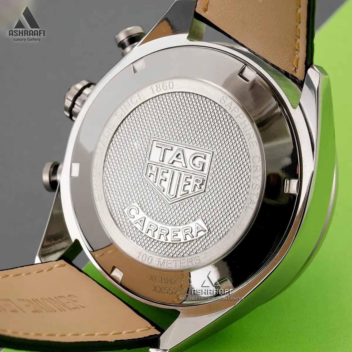 ساعت تگ هویر صفحه سبز TAG Heuer Carrera SKG18 — تصویر ۴