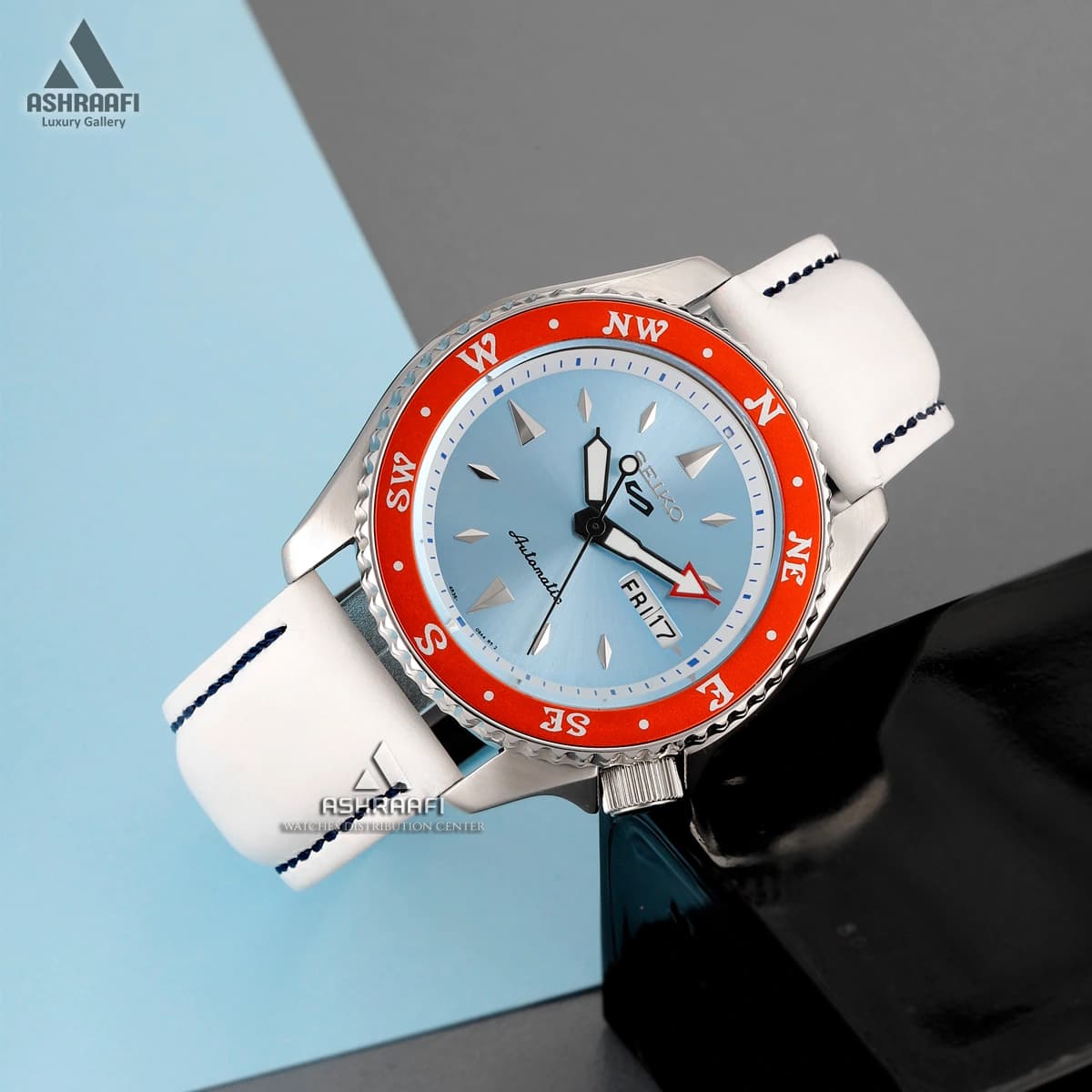 ساعت سیکو بند چرمی Seiko 5 Nami — تصویر ۳