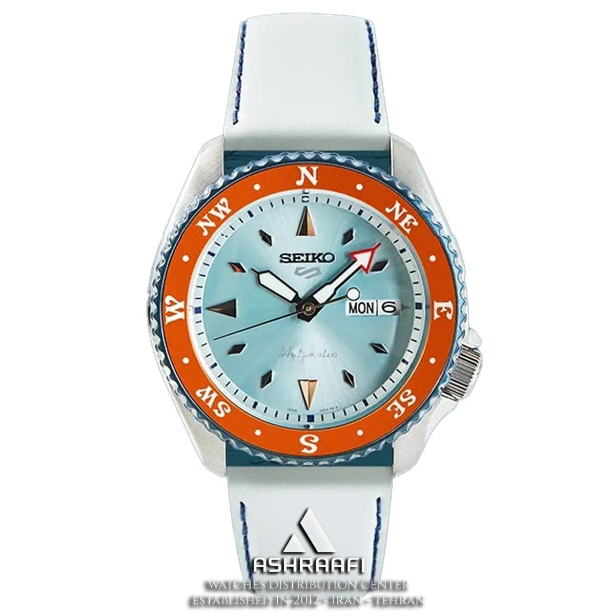 ساعت سیکو بند چرمی Seiko 5 Nami