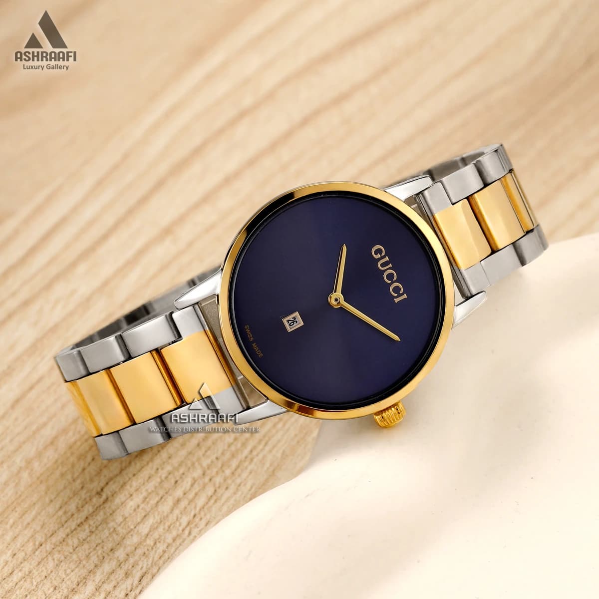ساعت گوچی صفحه سورمه ‌ای Gucci 1505SGP — تصویر ۳