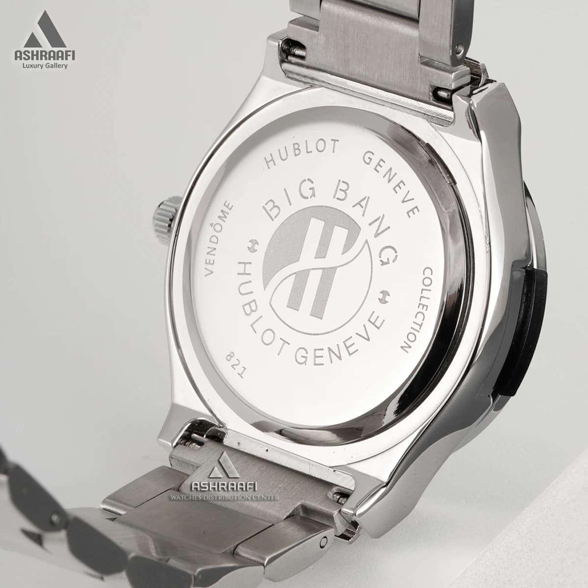 ساعت هابلوت نقرهای Hublot big bang 821SS — تصویر ۵