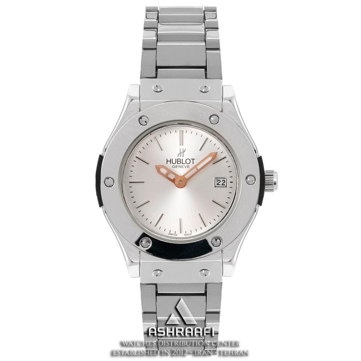 ساعت هابلوت نقره‌ای Hublot big bang 821SS