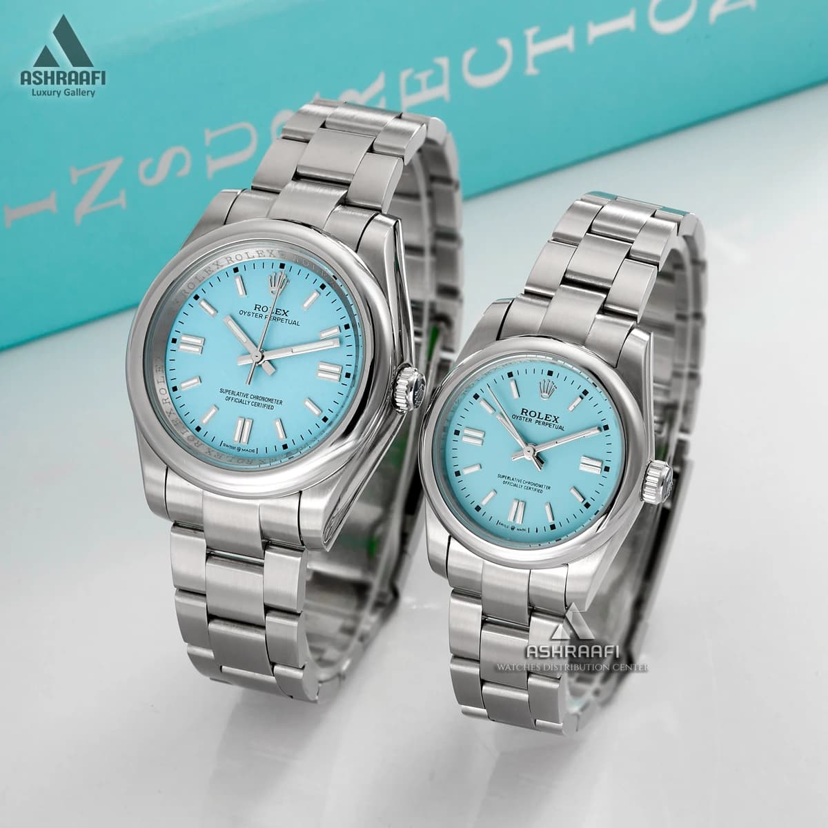 ساعت رولکس Rolex Perpetual light blue 02 — تصویر ۲
