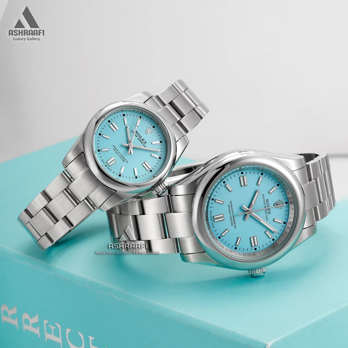 ساعت رولکس Rolex Perpetual light blue 02 — تصویر ۴