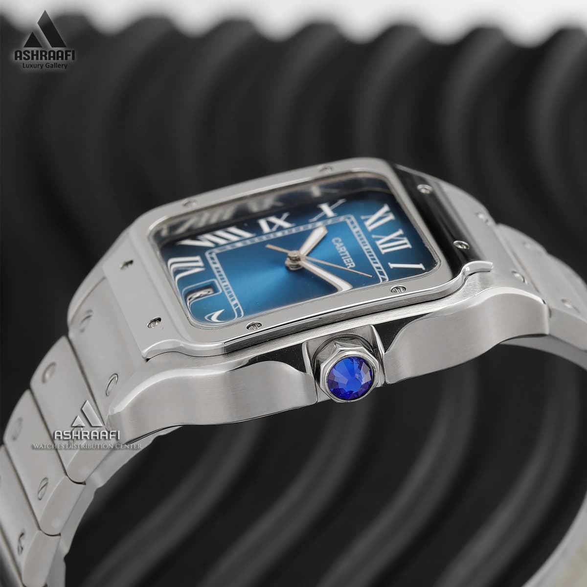 ساعت کارتیه استیل Cartier De Santos SDB — تصویر ۵