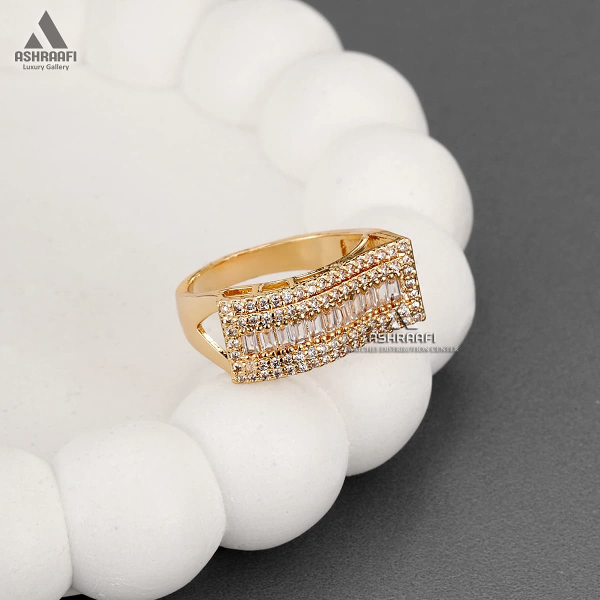 انگشتر زنانه نگین دار Women Ring GD01 — تصویر ۲