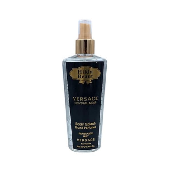 بادی اسپلش زنانه هیلدابیوت مدل Versace Crystal Noir حجم 250 میلی‌لیتر
